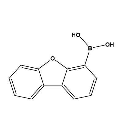 4-Dibenzofuranboronic acid structure