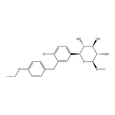 Sotagliflozin structure