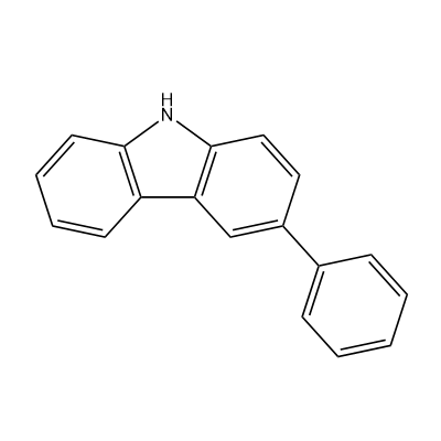3-phenyl-9H-carbazol structure