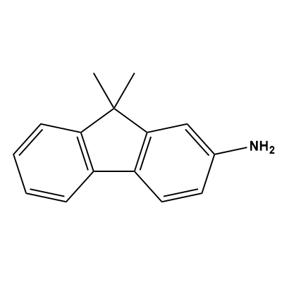 2-Amino-9,9-dimethylfluorene structure