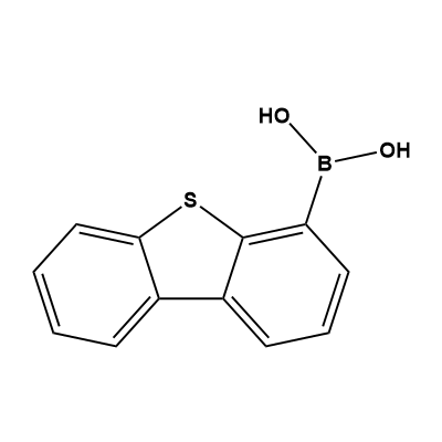 Dibenzothiophene-4-boronic acid structure