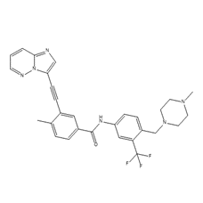 Ponatinib Hydrochloride structure