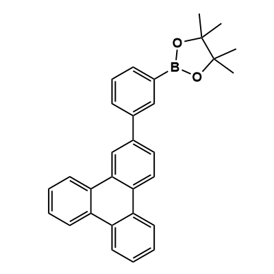 4,4,5,5-TetraMethyl-2-(3-triphenylen-2-yl-phenyl)-[1,3,2]dioxaborolane structure