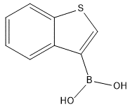 Benzothiophene-3-boronic acid structure