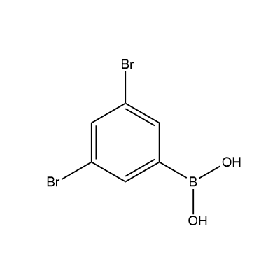 (3,5-dibromophenyl)boronic acid structure