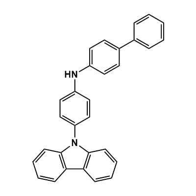 Biphenyl-4-yl-(4-carbazol-9-yl-phenyl)-amine structure