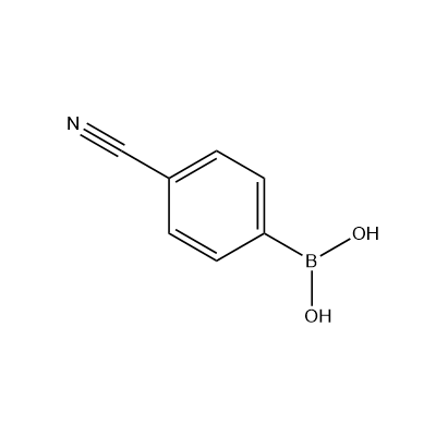 4-cyanophenylboronic acid structure