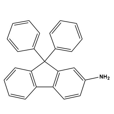2-Amino-9,9-diphenylfluorene structure