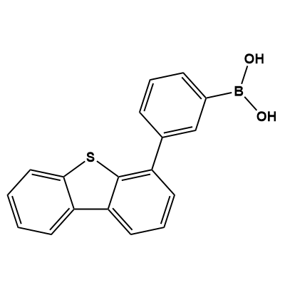 B-[3-(4-Dibenzothienyl)phenyl]boronic acid structure