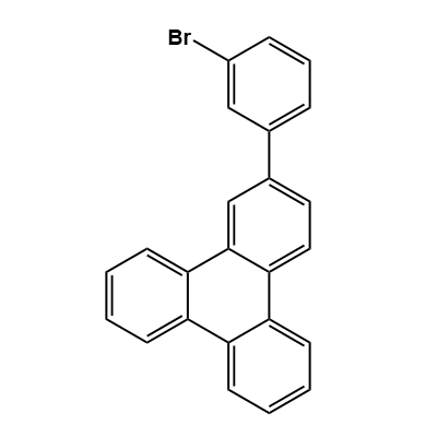 2-(3-bromophenyl)triphenylene structure