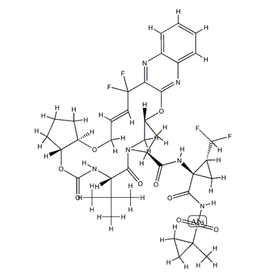 Glecaprevir structure