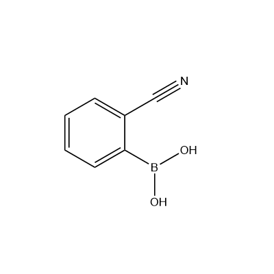 2-Cyanophenylboronic acid structure