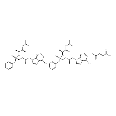 Tenofovir Alafenamide Fumarate structure