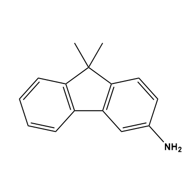 3-Amino-9,9-dimethylfluorene structure