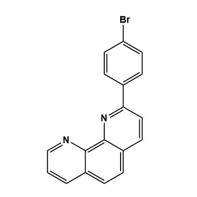 2-(4-Bromophenyl)-1,10-phenanthroline structure