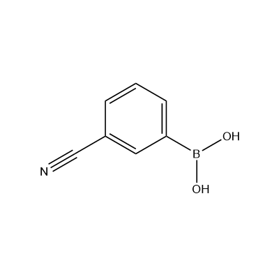 3-Cyanophenylboronic acid structure