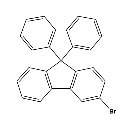 3-Bromo-9,9-diphenylfluorene structure