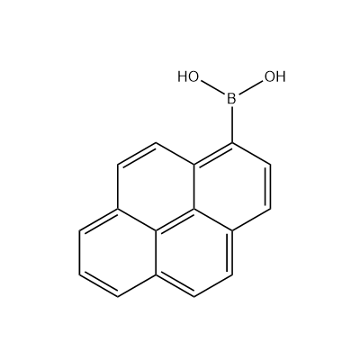 pyren-1-ylboronic acid structure