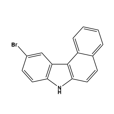 10-Bromo-7H-benzo[c]carbazole structure