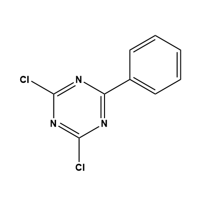 2,4-Dichloro-6-phenyl-1,3,5-triazine structure