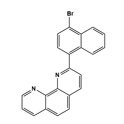 2-(4-Bromo-naphthalen-1-yl)-1,10-phenanthroline structure