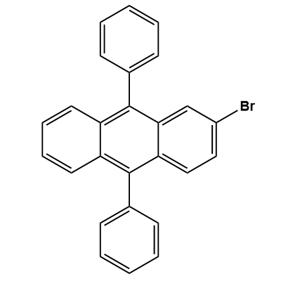 2-Bromo-9,10-diphenylanthracene structure
