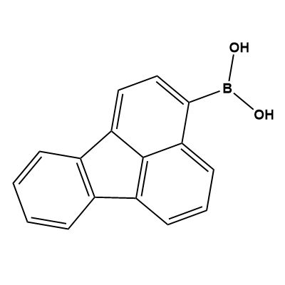 Boronic acid, 3-fluoranthenyl- structure