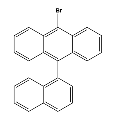 9-Bromo-10-(1-naphthalenyl)anthracene structure