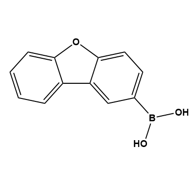 2-Dibenzofuranyl-boronic acid structure