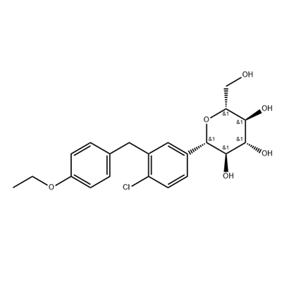 Dapagliflozin structure