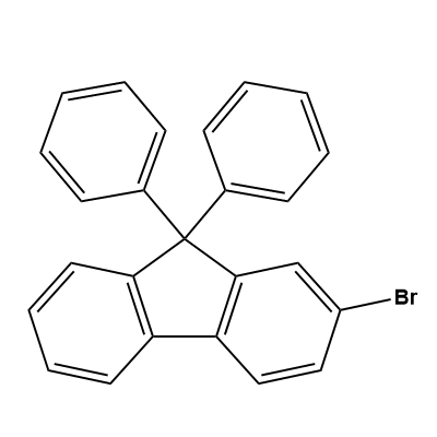 2-Bromo-9,9-diphenylfluorene structure