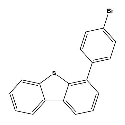 4-(4-bromophenyl)dibenzo[b,d]thiophene structure
