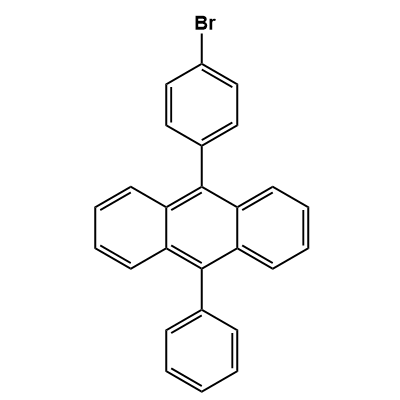 9-(4-Bromophenyl)-10-phenyl-anthracene structure