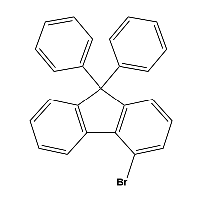 4-Bromo-9,9-diphenylfluorene structure