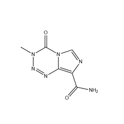 Temozolomide structure