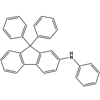 N,9,9-triphenyl-9H-fluoren-2-amine structure