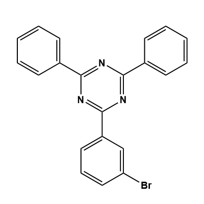 2-(3-Bromophenyl)-4,6-diphenyl-1,3,5-triazine structure