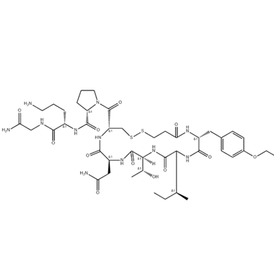 Atosiban Acetate structure